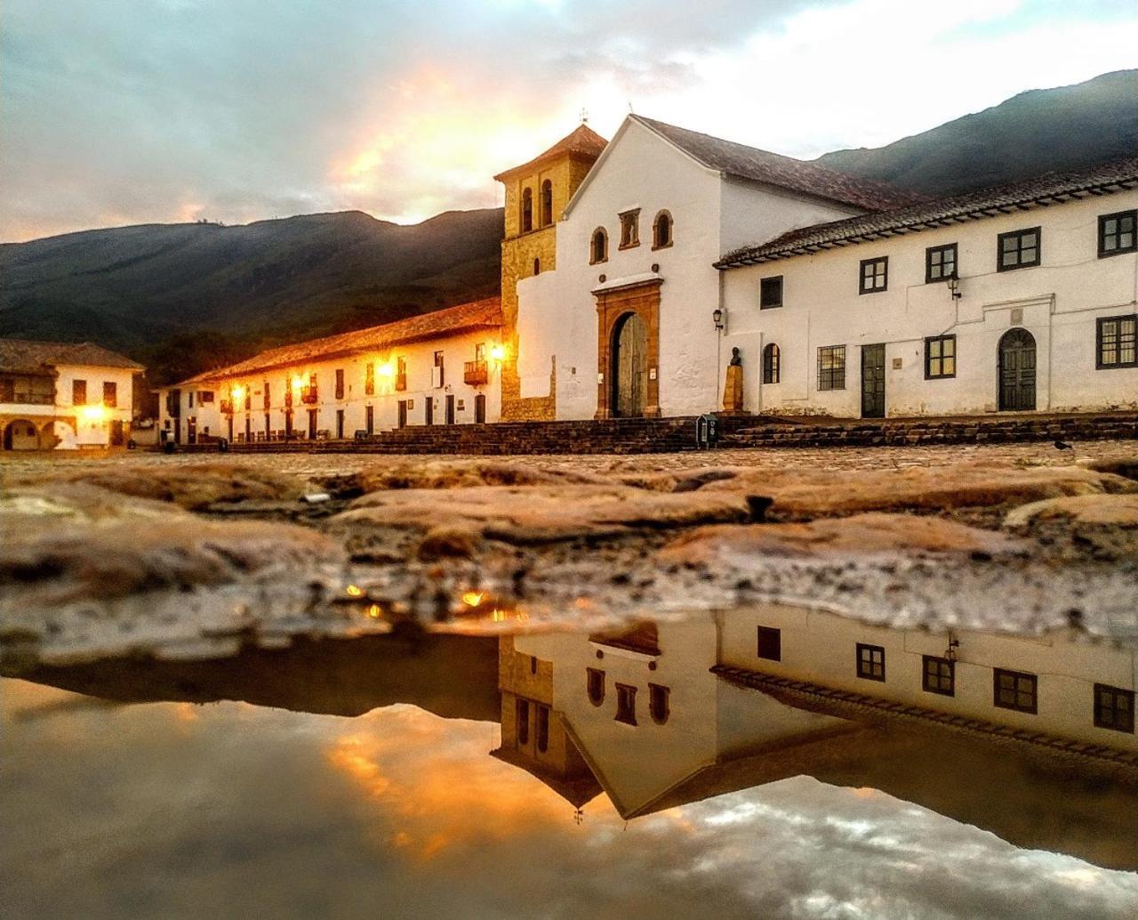 Hotel Las Palmas 비야 데 레이바 외부 사진